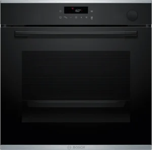 Series 4 Built-in oven with added steam function 60 x 60 cm Black <br> Model: HRG272EB3