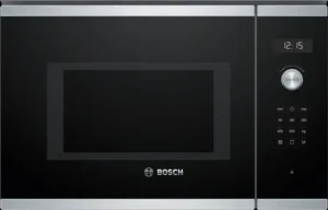 Series 6, Built-In Microwave with grill, 59 x 38 cm, Stainless steel<br> BEL554MS0