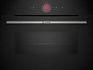 Series 8, built-in compact oven with microwave function, 60 x 45 cm, Black <br>CMG7241B1M