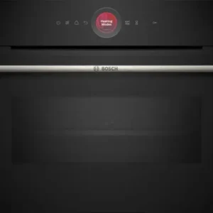 Series 8, built-in compact oven with microwave function, 60 x 45 cm, Black <br>CMG7241B1M