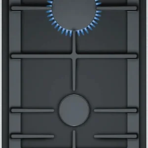 Series 8, domino hob, gas, 30 cm, Ceramic glass, Black<br>PRB3A6D70M