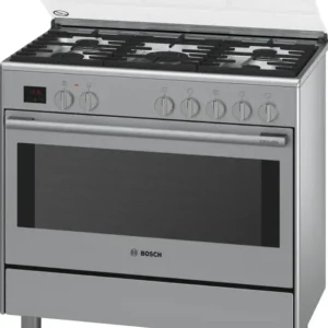 Series 8, Dual fuel range cooker, Stainless steel<br>Model: HSB738357M