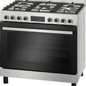 Series 8, Gas range cooker, Stainless steel<br>Model: HIZ5G7W50M